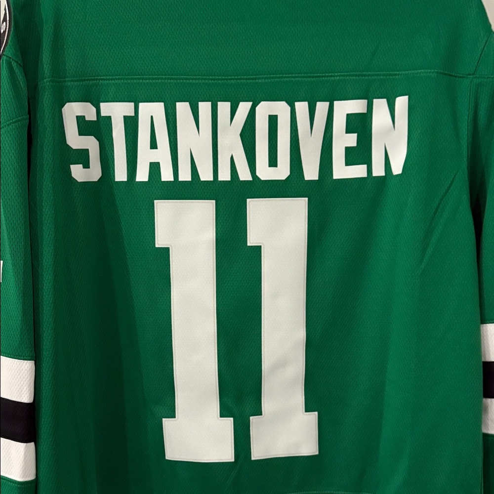 Fanatics Green NHL Licensed Jersey for Logan Stankoven Dallas Stars - Picture 10 of 14